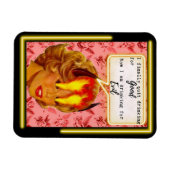 Magnet Flexible Cadeau drôle d'ami aimant "Bon / Malin" (Horizontal)