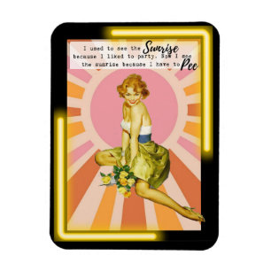 Magnet Flexible Cadeau drôle d'ami aimanté « Lever de soleil »