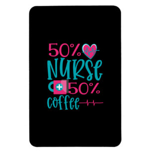 Magnet Flexible Cadeau infirmière 50 Infirmière 50 café