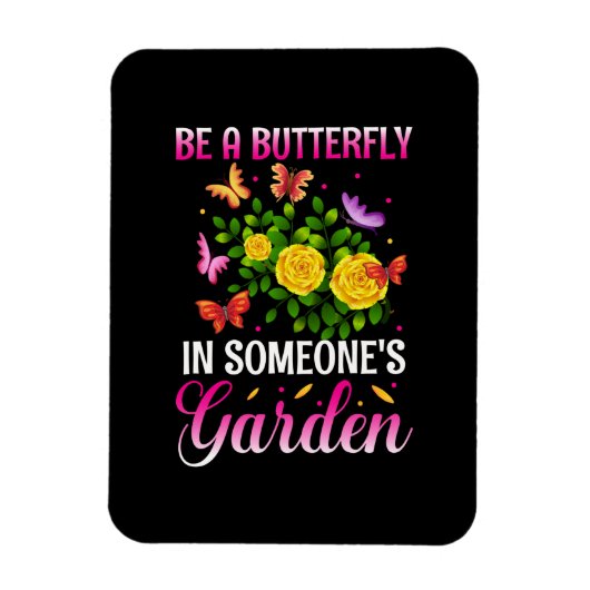 Magnet Flexible Cadeau Papillon | Être un papillon (Vertical)