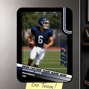 Magnet Flexible Cadeau personnalisé de joueur de football en photo