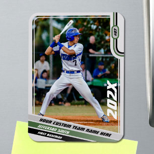 Magnet Flexible Cadeau personnalisé pour joueur de baseball en ver