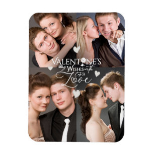 Magnet Flexible Cadeau photo moderne de la Saint-Valentin