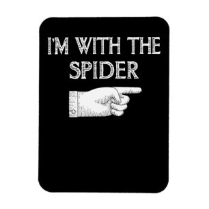 Magnet Flexible Cadeau Spider I'm With The Spider Costume Matchi