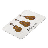 Magnet Flexible Cadeau trio de violoncelle personnalisé (Côté Gauche)