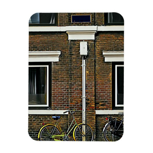 Magnet Flexible Cadeaux cyclables vintages (Vertical)