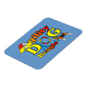 Magnet Flexible Cadeaux d'agilité beagle (Côté Gauche)