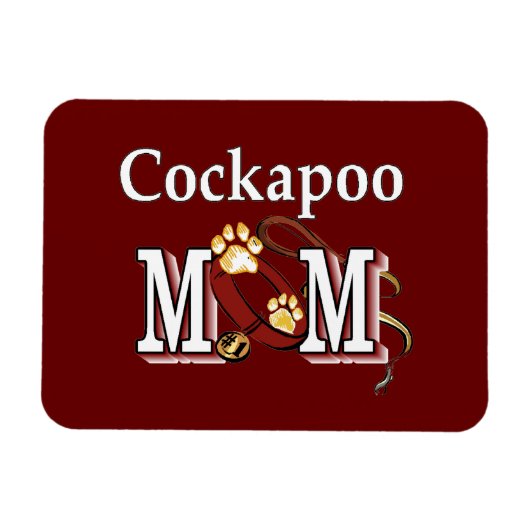 Magnet Flexible Cadeaux de maman Cockapoo (Horizontal)