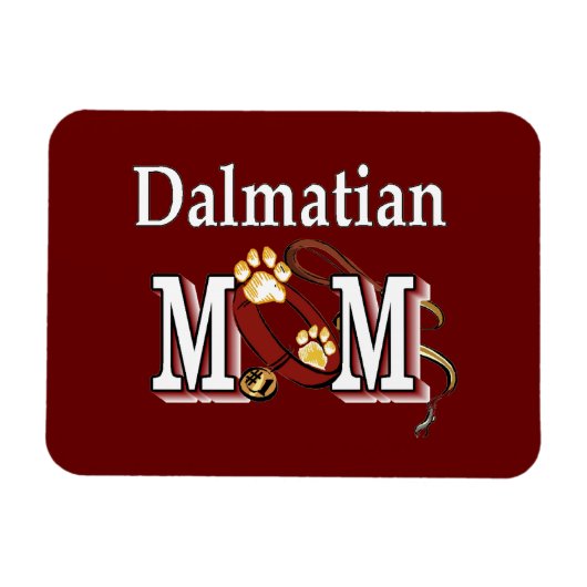 Magnet Flexible Cadeaux de maman dalmate (Horizontal)