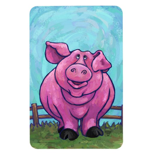 Magnet Flexible Cadeaux et accessoires de cochon (Vertical)