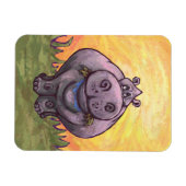 Magnet Flexible Cadeaux et accessoires Hippopotamus (Horizontal)