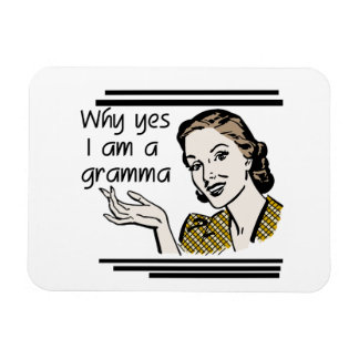 Magnet Flexible Cadeaux Gramma Retro