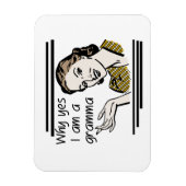 Magnet Flexible Cadeaux Gramma Retro (Vertical)