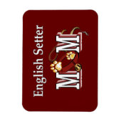 Magnet Flexible Cadeaux maman Setter anglais (Vertical)
