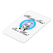 Magnet Flexible Cadeaux Moo-velous New Mom (Côté Gauche)