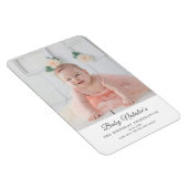 Magnet Flexible Cadeaux photo minimaux pour bébé anniversaire de n (Côté Droit)