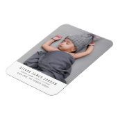 Magnet Flexible Cadeaux photo pour bébé simple et unique (Côté Gauche)