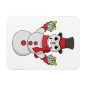 Magnet Flexible Cadeaux pour vous de Snowman (Horizontal)