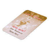 Magnet Flexible Cadeaux professionnels personnalisés Salutation Ré (Côté Gauche)