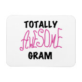 Magnet Flexible Cadeaux rose Gram Totalement géniaux (Horizontal)