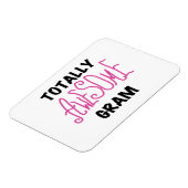 Magnet Flexible Cadeaux rose Gram Totalement géniaux (Côté Gauche)