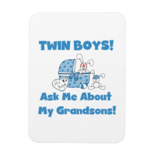 Magnet Flexible Cadeaux Twin Boy Grandsons