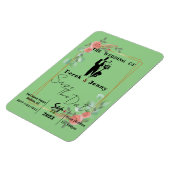 Magnet Flexible Cadre de fleurs (Côté Gauche)