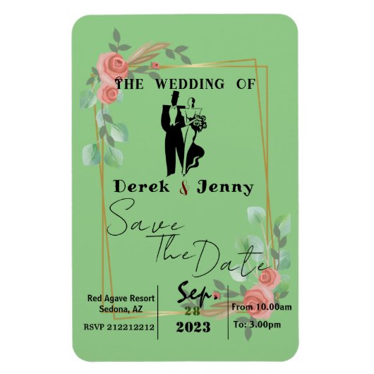 Magnet Flexible Cadre de fleurs (Vertical)