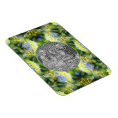 Magnet Flexible Cadre de fleurs Blue Hydrangea Créez votre propre (Côté Droit)