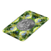 Magnet Flexible Cadre de fleurs Blue Hydrangea Créez votre propre (Côté Gauche)