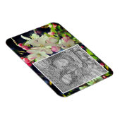 Magnet Flexible Cadre de fleurs du début du printemps Ajouter votr (Côté Droit)