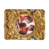 Magnet Flexible Cadre de sculpture chinois Golden Faux (Horizontal)
