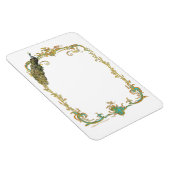Magnet Flexible Cadre Peacock & Gold Fiigree (Côté Droit)