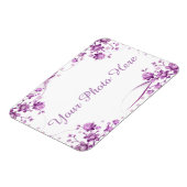 Magnet Flexible Cadre photo avec fleurs (Côté Gauche)