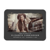 Magnet Flexible Cadre photo moderne et simple Memorial (Horizontal)