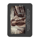 Magnet Flexible Cadre photo moderne et simple Memorial (Vertical)
