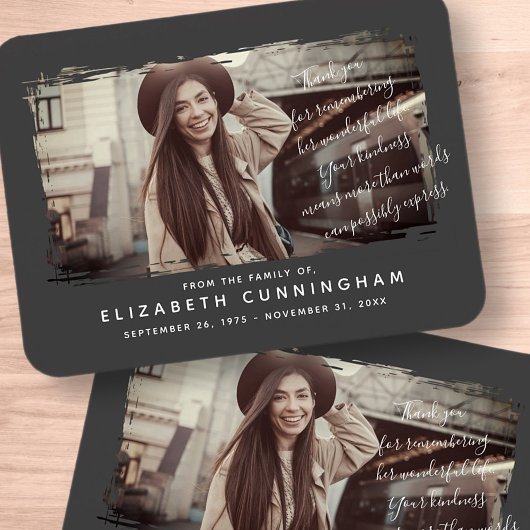 Magnet Flexible Cadre photo moderne et simple Memorial