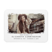 Magnet Flexible Cadre photo moderne et simple Memorial (Horizontal)