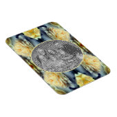 Magnet Flexible Cadres de gouttes de rose jaune Créez votre propre (Côté Droit)