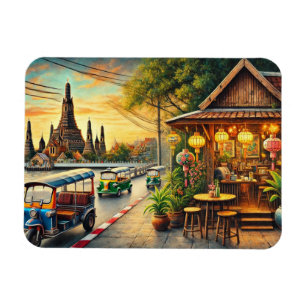 Magnet Flexible Café à Bangkok Thaïlande Wat Arun