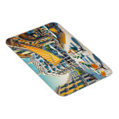 Magnet Flexible Café à Barcelone Espagne (Côté Droit)