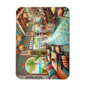 Magnet Flexible Café à Cancun Mexique (Vertical)