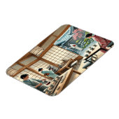 Magnet Flexible Café à Kyoto (Côté Gauche)