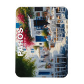 Magnet Flexible Café à Paros Voyage en Grèce (Vertical)