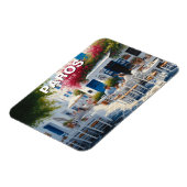 Magnet Flexible Café à Paros Voyage en Grèce (Côté Gauche)