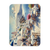 Magnet Flexible Café à Santorin (Vertical)