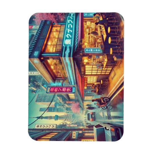 Magnet Flexible Café à Tokyo (Vertical)