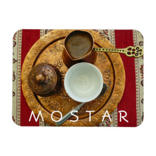 Magnet Flexible Café bosniaque Mostar frigo aimant