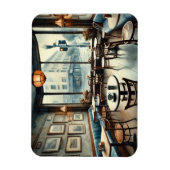 Magnet Flexible Café calme à San Francisco (Vertical)