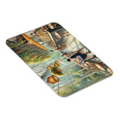 Magnet Flexible Café en peinture aquarelle à Singapour (Côté Droit)